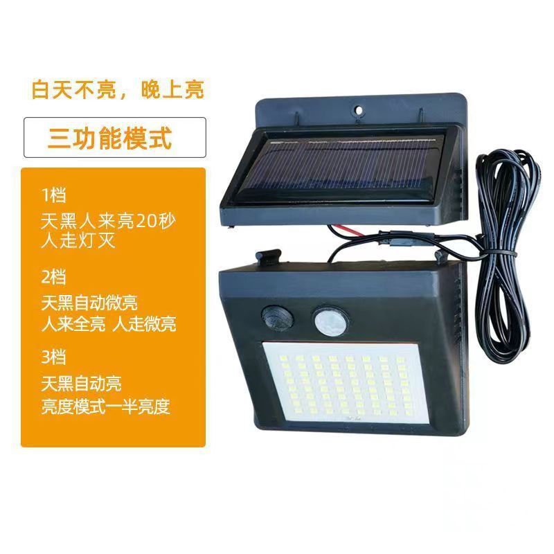 Luminária Solar LED Externa com Sensor de Movimento – Iluminação Inteligente para Jardim, Muros e Áreas Externas