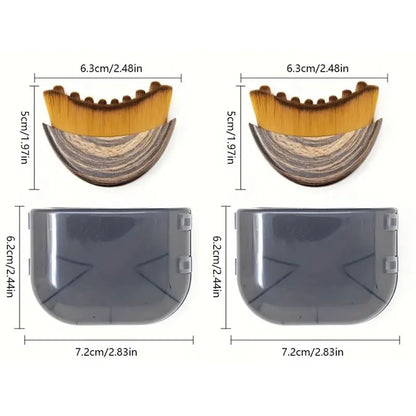 Escova Facial de Contorno Linfático – Modeladora de Queixo e Linha da Mandíbula, Massageador de Drenagem Facial com Design Ergonômico que se Ajusta Precisamente à Pele