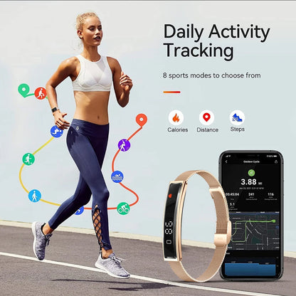 Smart Bracelet Fitness Tracker IP68 – Pulseira Inteligente com Monitoramento de Saúde