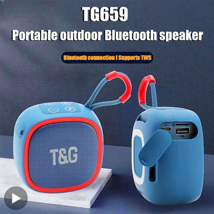 Caixa de Som Bluetooth Portátil – Som Potente e Conexão Sem Fio