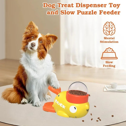 Brinquedo Interativo para Pets – Dispenser de Petiscos com Treinamento e Alimentação Lenta