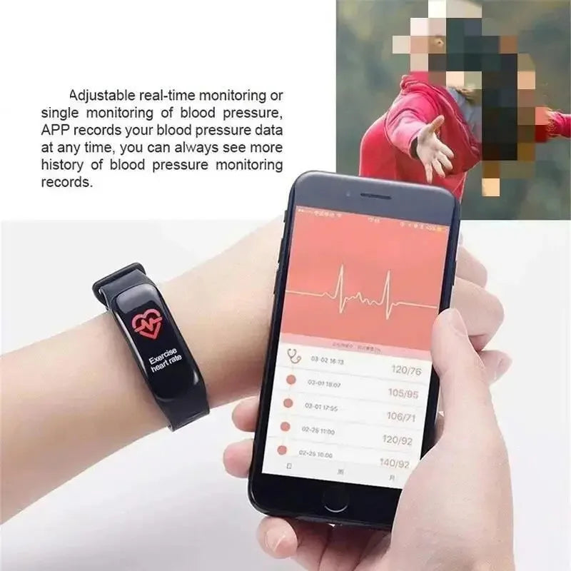 Smartwatch C1 Plus Bluetooth – Relógio Inteligente Fitness com Monitoramento de Saúde
