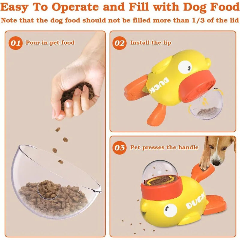 Brinquedo Interativo para Pets – Dispenser de Petiscos com Treinamento e Alimentação Lenta
