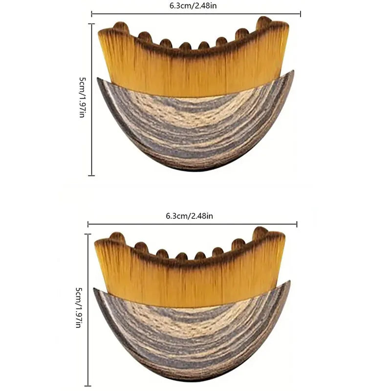 Escova Facial de Contorno Linfático – Modeladora de Queixo e Linha da Mandíbula, Massageador de Drenagem Facial com Design Ergonômico que se Ajusta Precisamente à Pele